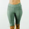 Calypsa Women's 11" Bike Shorts In Green