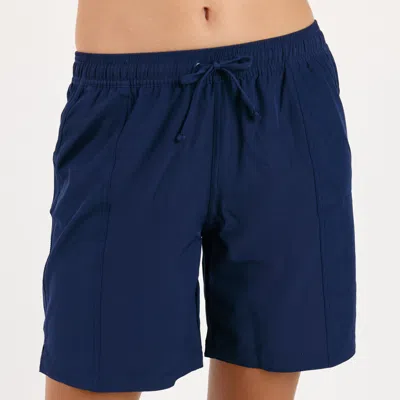 Calypsa Women's 7" Board Shorts In Blue