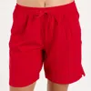 Calypsa Women's 7" Board Shorts In Red