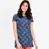 Calypsa Women's Anna Longer Length Swim Tunic In Multi