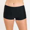 Calypsa Plus Size Boyshorts In Black