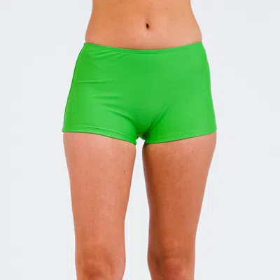 Calypsa Women's Boyshorts In Green