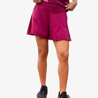 Calypsa Women's Flowy 2 In 1 Shorts In Pink