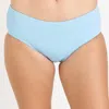 Calypsa Women's Full Coverage Bikini Bottom In Blue