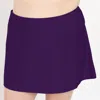 Calypsa Women's High Waisted Mini Swim Skirt With Shorts In Blue