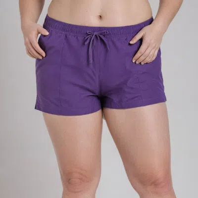 Calypsa Women's Plus 2"-3" Board Shorts In Beige