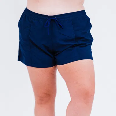 Calypsa Women's Plus 2"-3" Board Shorts In Blue
