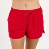 Calypsa Women's 2"-3" Board Shorts In Red
