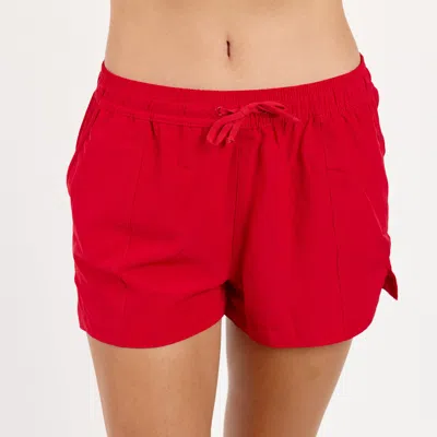 Calypsa Women's Plus 2"-3" Board Shorts In Red