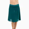 Calypsa Women's Plus 3in1 Swim Skirt With Attached Shorts In Green