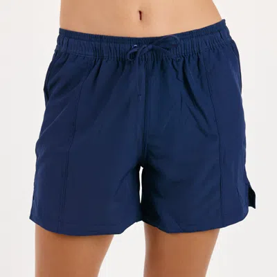 Calypsa Women's Plus 4" Board Shorts In Blue