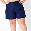 Calypsa Women's 7" Board Shorts In Blue