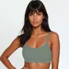 Calypsa Women's Plus Adjustable Strap Clasp Swim Bra In Green