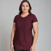 Calypsa Women's Plus Anna Longer Length Swim Tunic In Pink