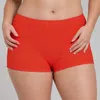 Calypsa Plus Size Boyshorts In Red
