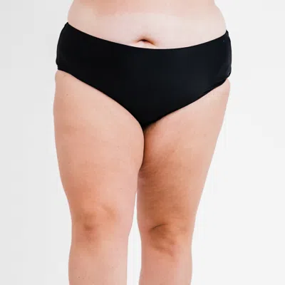 CALYPSA WOMEN'S PLUS FULL COVERAGE BIKINI BOTTOM
