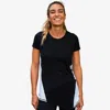 Calypsa Women's Plus Side Split Tie Up Tee In Black