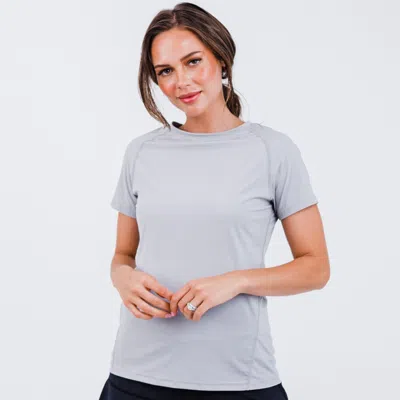 Calypsa Women's Pro Performance Top In Grey