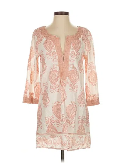 Pre-owned Calypso St Barth 3/4 Sleeve Blouse In Pink