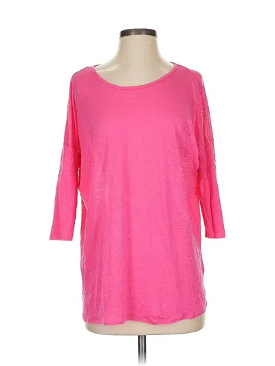 Pre-owned Calypso St Barth 3/4 Sleeve T-shirt In Pink
