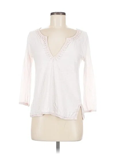 Pre-owned Calypso St Barth 3/4 Sleeve T-shirt In White