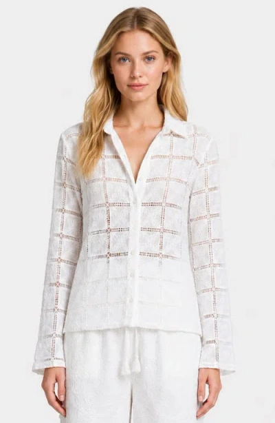 Calypso St Barth Calypso St. Barth Alicia Shirt In White