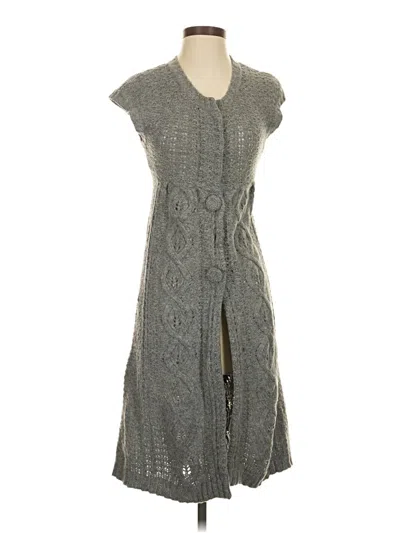 Pre-owned Calypso St Barth Cardigan Sweater In Gray