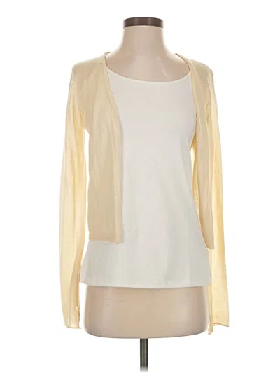 Pre-owned Calypso St Barth Cardigan Sweater In Ivory