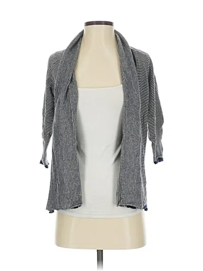 Pre-owned Calypso St Barth Cashmere Cardigan Sweater In Gray