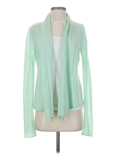 Pre-owned Calypso St Barth Cashmere Cardigan Sweater In Green