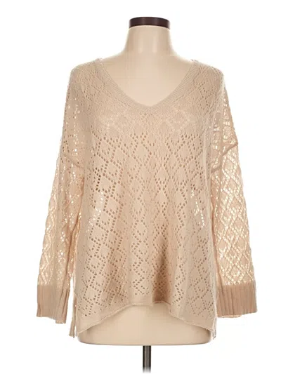 Pre-owned Calypso St Barth Cashmere Pullover Sweater In Brown
