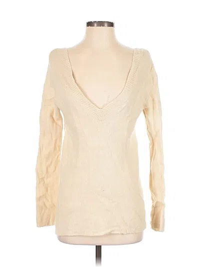 Pre-owned Calypso St Barth Cashmere Pullover Sweater In Ivory