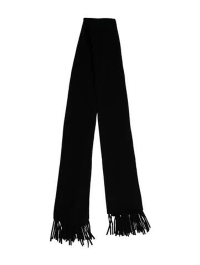 Pre-owned Calypso St Barth Cashmere Scarf In Black