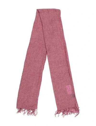 Pre-owned Calypso St Barth Cashmere Scarf In Pink