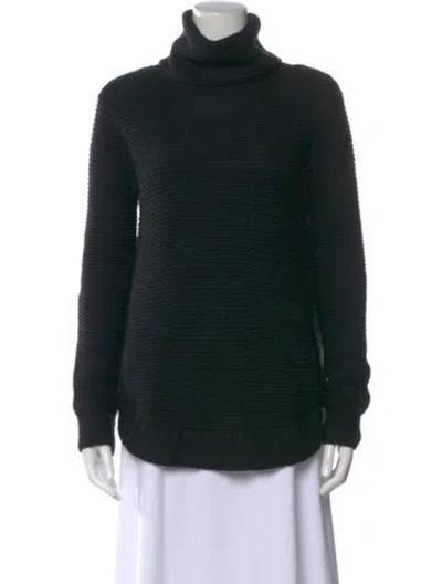 Pre-owned Calypso St Barth Cashmere Turtleneck Sweater In Black