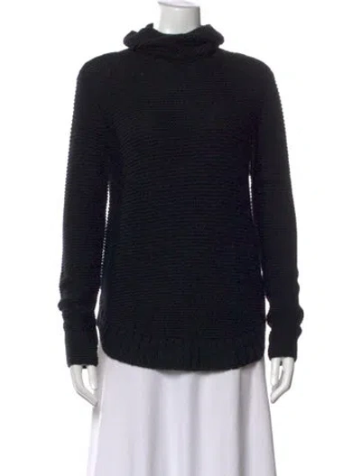 Pre-owned Calypso St Barth Cashmere Turtleneck Sweater In Black