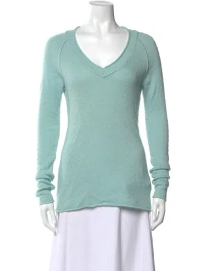 Pre-owned Calypso St Barth Cashmere V-neck Sweater In Multi