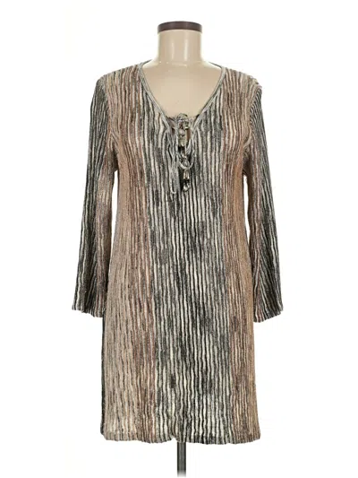 Pre-owned Calypso St Barth Casual Dress In Brown