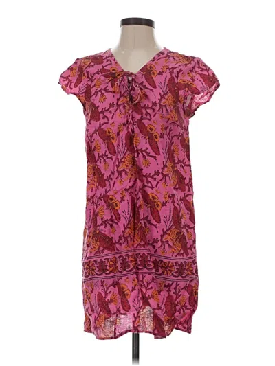 Pre-owned Calypso St Barth Casual Dress In Burgundy