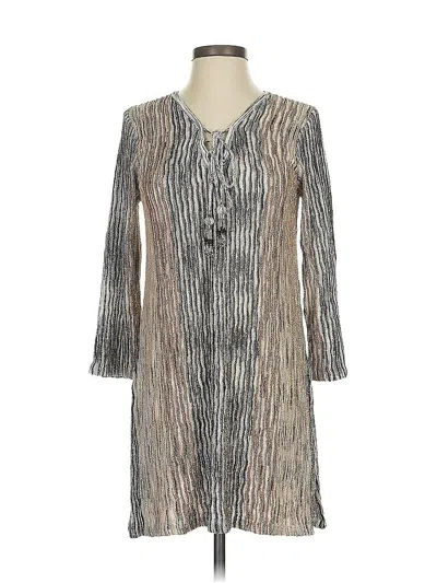 Pre-owned Calypso St Barth Casual Dress In Gray