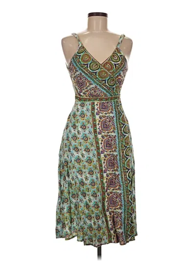 Pre-owned Calypso St Barth Casual Dress In Green