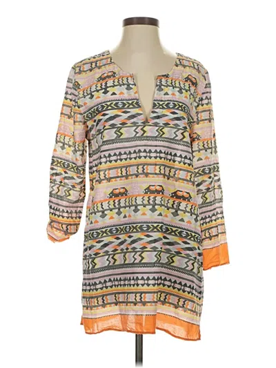 Pre-owned Calypso St Barth Casual Dress In Orange