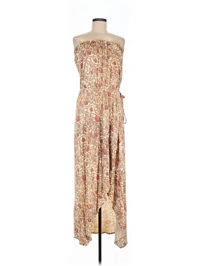 Pre-owned Calypso St Barth Casual Dress In Tan