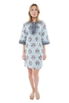 Calypso St Barth Clarissa Tunic In Light Blue