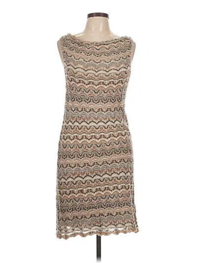 Pre-owned Calypso St Barth Cocktail Dress In Brown