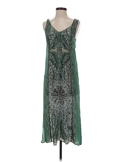 Pre-owned Calypso St Barth Cocktail Dress In Green