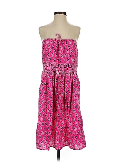 Pre-owned Calypso St Barth Cocktail Dress In Pink