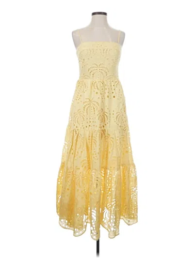 Pre-owned Calypso St Barth Cocktail Dress In Yellow