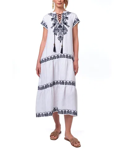 Calypso St Barth Coralie Dress In White