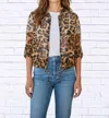 Calypso St Barth Demi Lola Jacket In Animal Print In Multi
